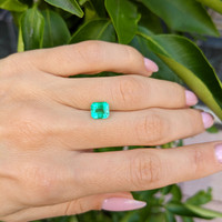 1.44 Ct. Emerald from Colombia Life Style