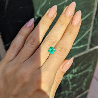 1.44 Ct. Emerald from Colombia Life Style