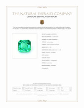 1.23 Ct. Emerald from Colombia Scan Report