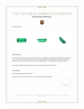 0.70 Ct. Emerald from Russia Appraisal