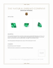 0.66 Ct. Emerald from Russia Appraisal