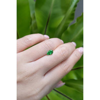 0.74 Ct. Emerald from Russia Life Style