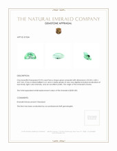 0.93 Ct. Emerald from Russia Appraisal