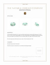0.52 Ct. Emerald from Russia Appraisal