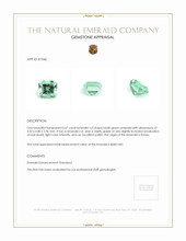 0.67 Ct. Emerald from Russia Appraisal