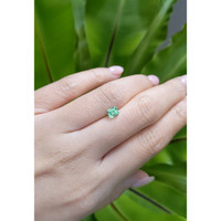 0.67 Ct. Emerald from Russia Life Style