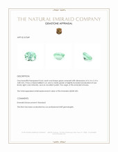 0.66 Ct. Emerald from Russia Appraisal