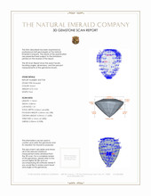 0.52 Ct. Emerald from Zambia 3 D Scan Report