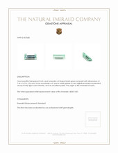 0.60 Ct. Emerald from Russia Appraisal