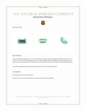 0.57 Ct. Emerald from Russia Appraisal