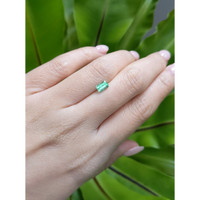 0.64 Ct. Emerald from Russia Life Style