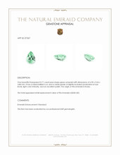 0.71 Ct. Emerald from Russia Appraisal