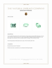 0.70 Ct. Emerald from Russia Appraisal