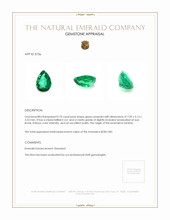 0.70 Ct. Emerald from Zambia Appraisal