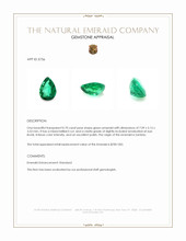 0.70 Ct. Emerald from Zambia Appraisal