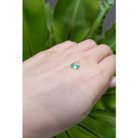0.62 Ct. Emerald from Russia Life Style
