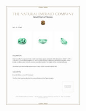 0.60 Ct. Emerald from Russia Appraisal