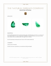 0.64 Ct. Emerald from Zambia Appraisal