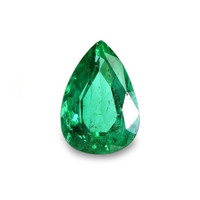  Emerald Ring 0.64 Ct. 18K White Gold Combination Stone