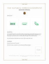 1.09 Ct. Emerald from Russia Appraisal