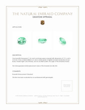 1.34 Ct. Emerald from Russia Appraisal
