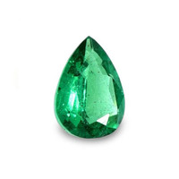Vedic Emerald Ring 0.62 Ct., 18K Yellow Gold Combination Stone