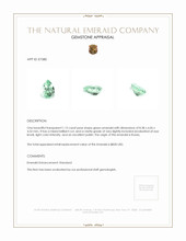 1.15 Ct. Emerald from Russia Appraisal