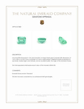 1.58 Ct. Emerald from Russia Appraisal