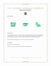 1.58 Ct. Emerald from Russia Appraisal