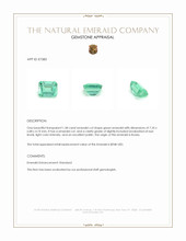 1.58 Ct. Emerald from Russia Appraisal