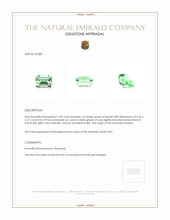 1.00 Ct. Emerald from Russia Appraisal