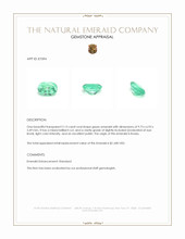 2.13 Ct. Emerald from Russia Appraisal