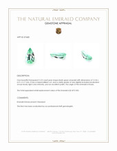 2.23 Ct. Emerald from Russia Appraisal