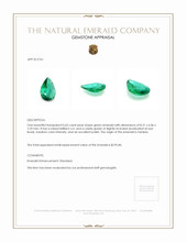 0.65 Ct. Emerald from Zambia Appraisal