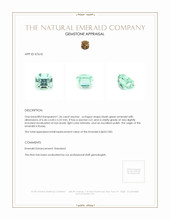 1.36 Ct. Emerald from Russia Appraisal