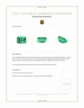 2.84 Ct. Emerald from Russia Appraisal