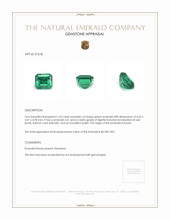 1.33 Ct. Emerald from Russia Appraisal