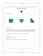 1.33 Ct. Emerald from Russia Appraisal