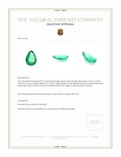 0.73 Ct. Emerald from Zambia Appraisal
