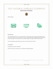 1.06 Ct. Emerald from Russia Appraisal