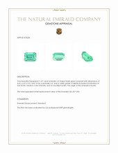 1.07 Ct. Emerald from Russia Appraisal