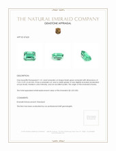 1.41 Ct. Emerald from Russia Appraisal