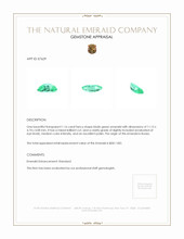 1.16 Ct. Emerald from Russia Appraisal