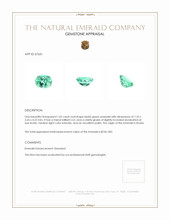 1.02 Ct. Emerald from Russia Appraisal