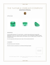 1.20 Ct. Emerald from Russia Appraisal