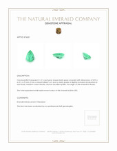 1.31 Ct. Emerald from Russia Appraisal