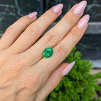 3.46 Ct. Emerald from Zambia Life Style