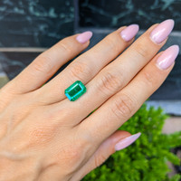 3.80 Ct. Emerald from Zambia Life Style