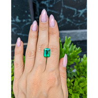 3.43 Ct. Emerald from Zambia Life Style