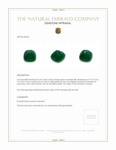 4.55 Ct. Cabochon Emerald from Zambia Appraisal